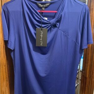 Morgan & Co. Cobalt Short Sleeve Tee